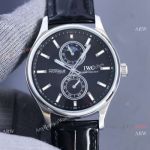 AAA Replica IWC Ingenieur Citizen Watches Black Leather Strap 41mm